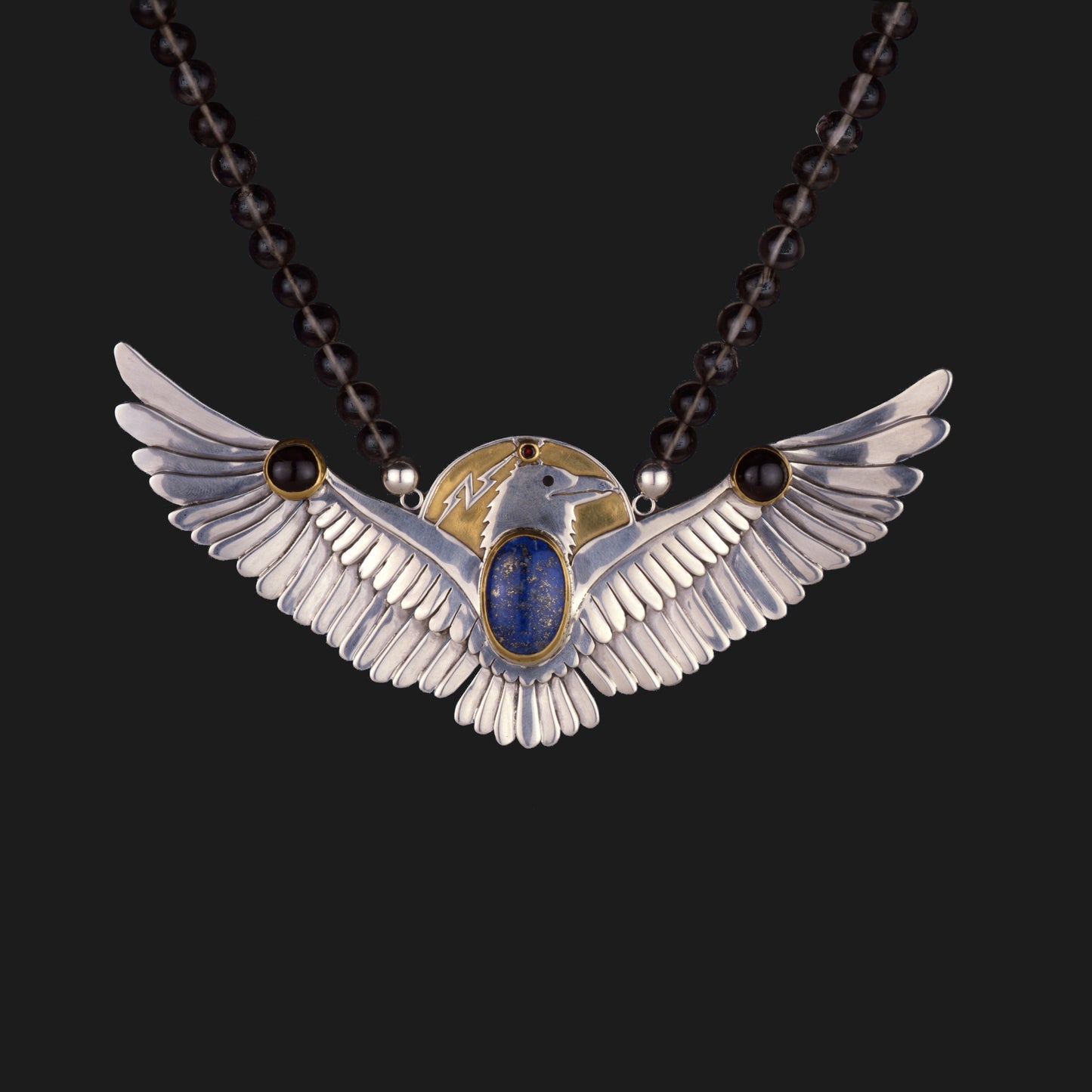 Crow Shield Necklace
