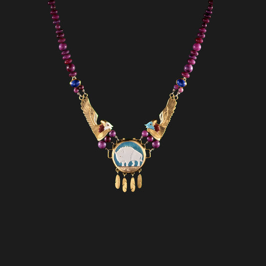 Buffalo Shield Necklace II