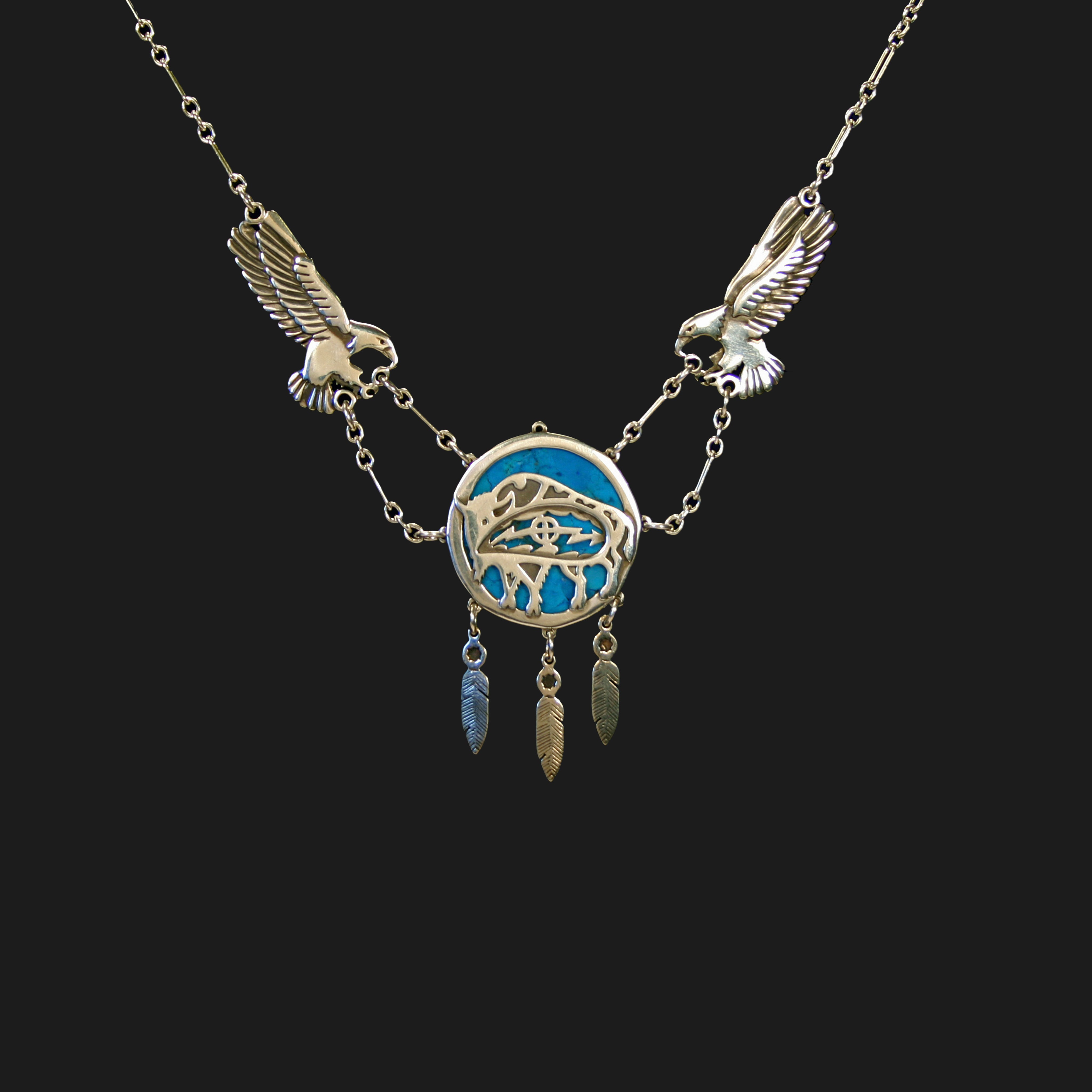 Buffalo Shield Necklace – Heyoka Gallery