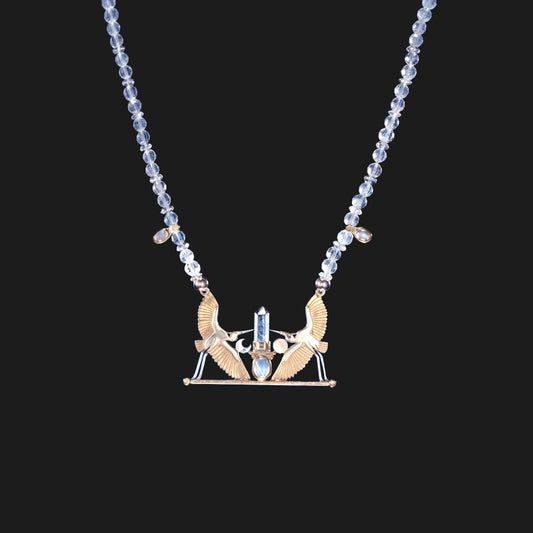 Blue Herons Necklace