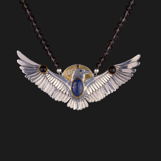 Crow Shield Necklace