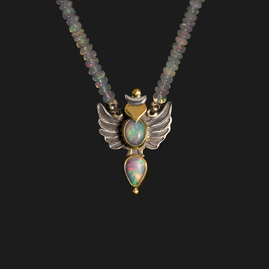 Night Eagle/Day Eagle I Necklace