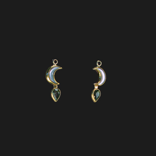 Moon Earrings (pairs with Jewel in the Lotus Necklace)