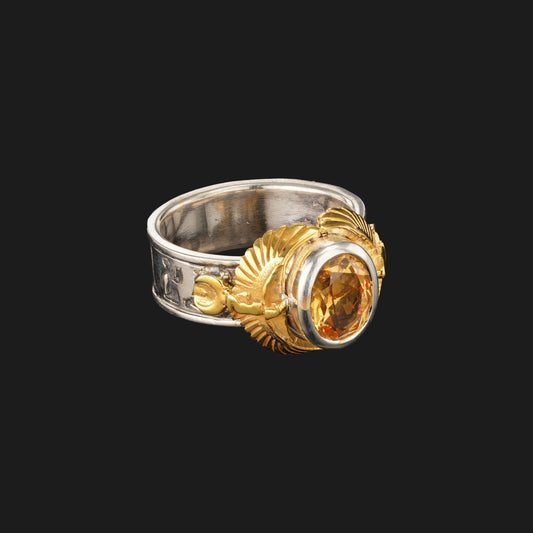 Isis Ring with Hieroglyhs