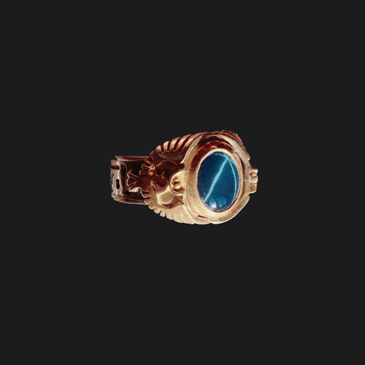 Horus Ring with Hieroglyphs